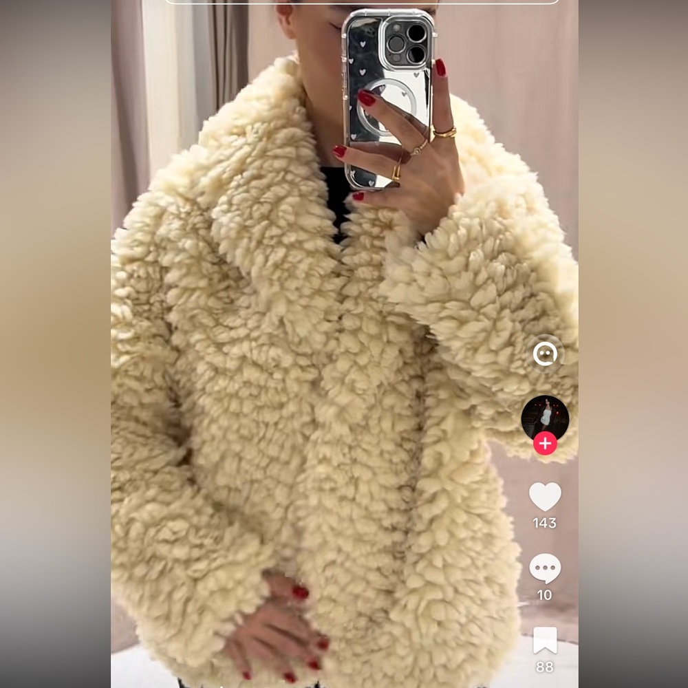 ZARA FLEECE JACKET - Picture 14 of 16